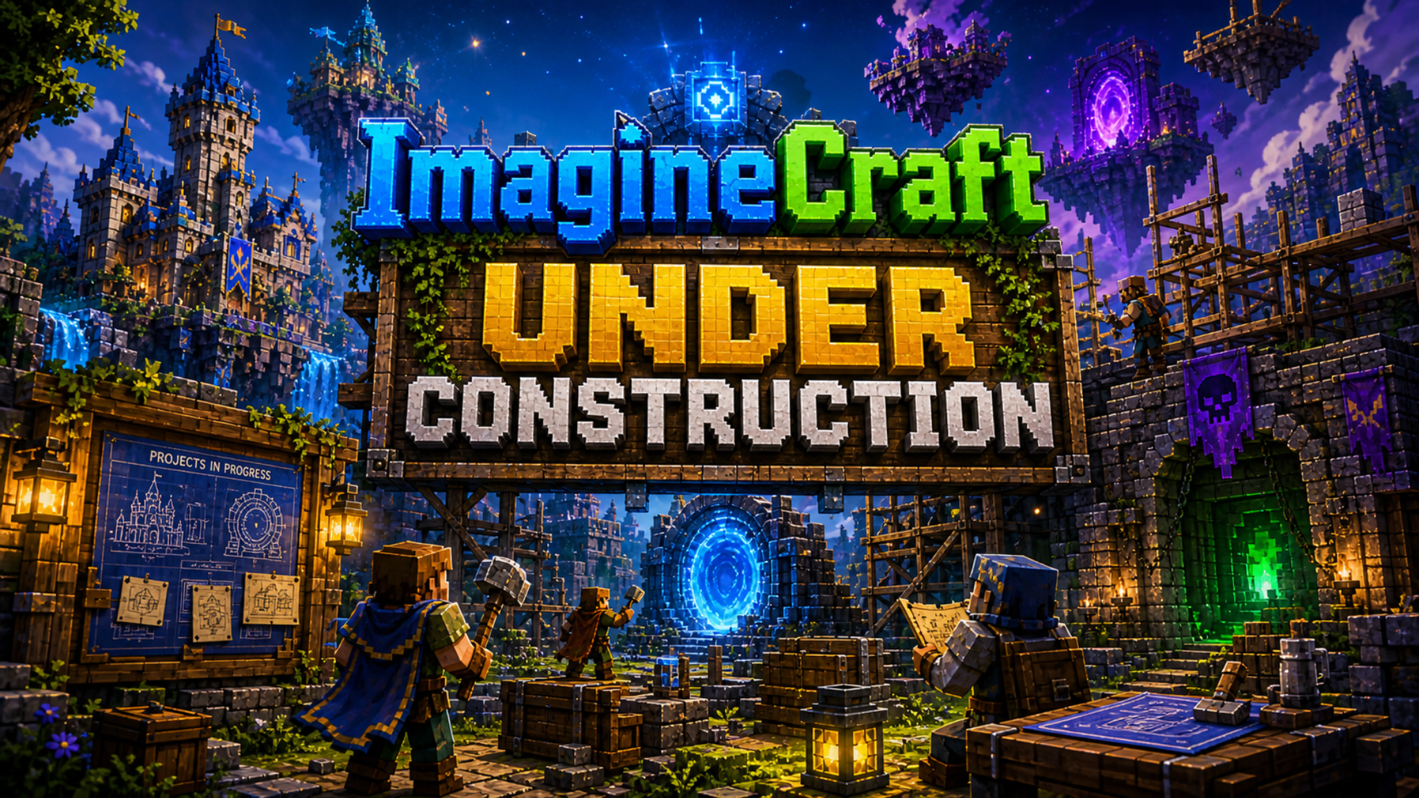 ImagineCraft Development Update: Building the World, Systems, and Player Database announcement image